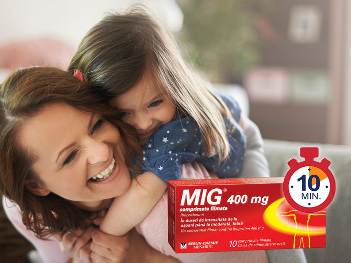 MIG400_ibuprofen_mamă fericită fără durere